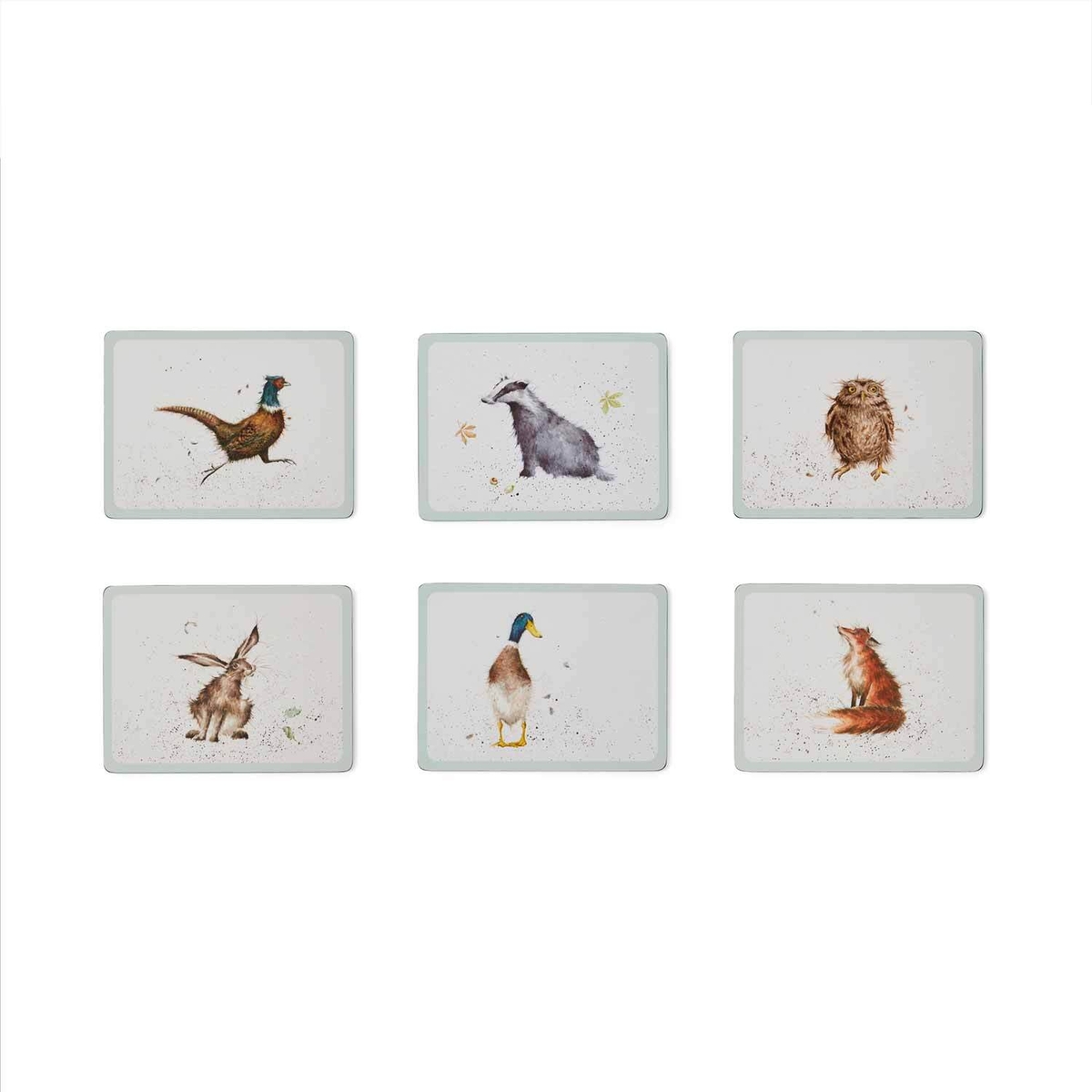 Wrendale Designs Set of 6 Placemats image number null